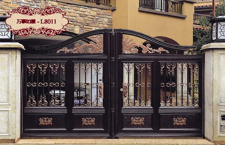鋁藝庭院門(mén)大門(mén),鋁藝庭院門(mén)廠(chǎng)家，鋁藝庭院門(mén)